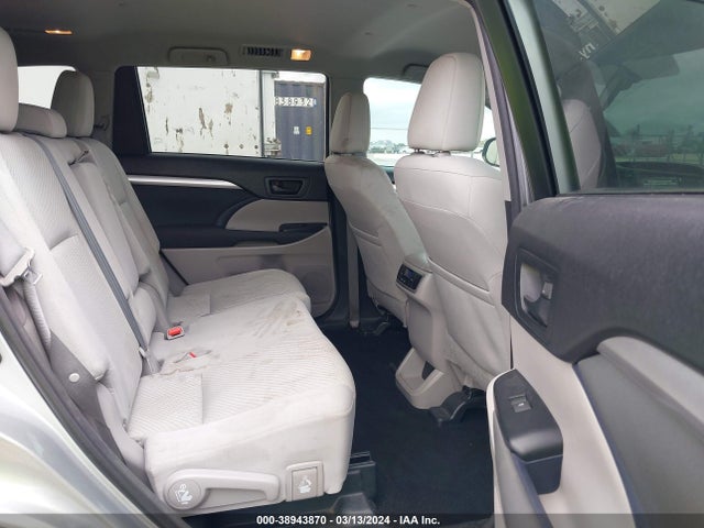 Toyota Highlander Le 2016 5TDZARFH5GS018328 Image 8
