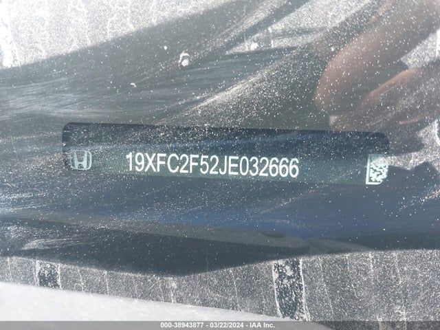 Honda Civic Lx 2018 19XFC2F52JE032666 Image 9