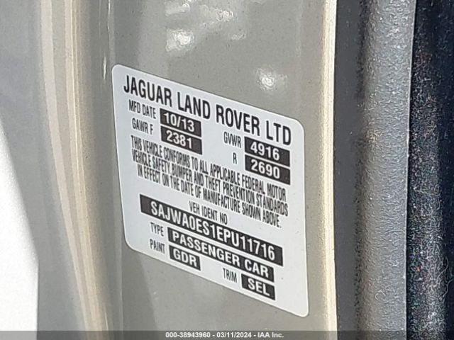 SAJWA0ES1EPU11716 Jaguar Xf I4 T