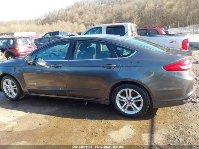 3FA6P0LU7JR259225 Ford Fusion Hybrid Se