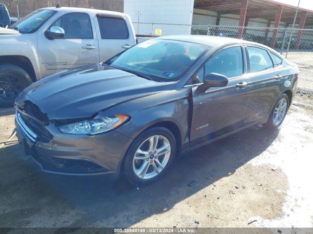 3FA6P0LU7JR259225 Ford Fusion Hybrid Se