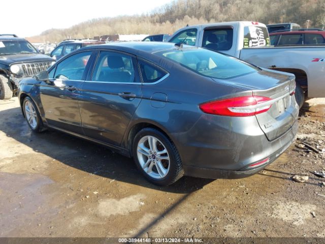 3FA6P0LU7JR259225 Ford Fusion Hybrid Se