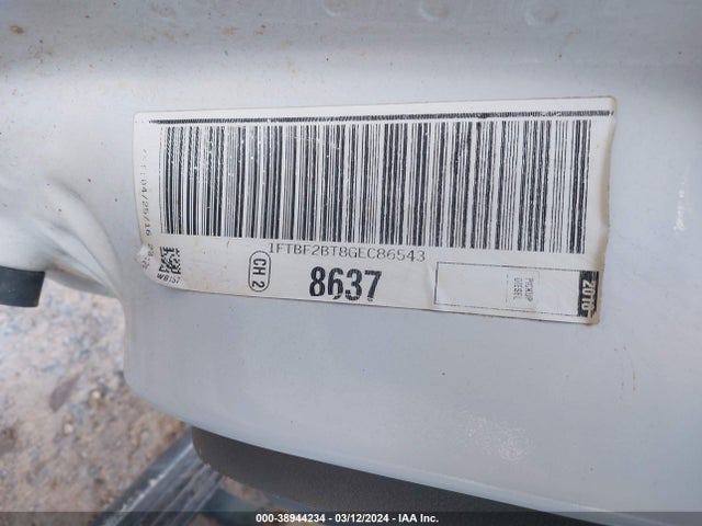 Ford F-250 Xl 2016 1FTBF2BT8GEC86543 Image 9