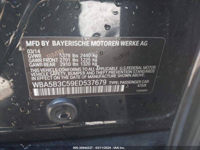 WBA5B3C59ED537679 BMW 535i Xdrive