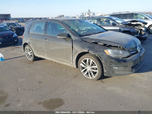 Auction sale of the 2016 Volkswagen Golf Tsi Se 4-door, vin: 3VW217AU6GM065519, lot number: 38944393