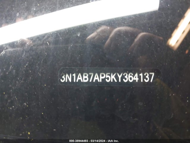 Nissan SENTRA SV 2019 3N1AB7AP5KY364137 Image 9