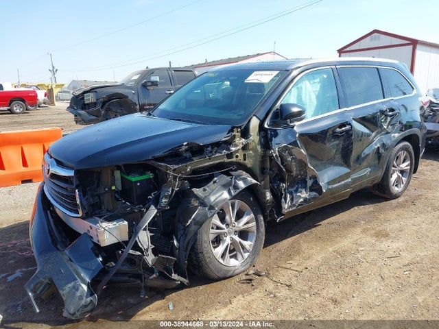 Toyota Highlander Xle V6 2014 5TDJKRFH1ES051897 Image 2