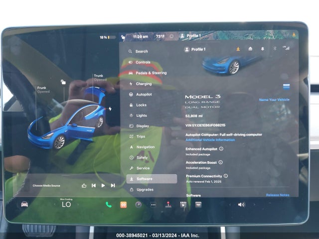 Tesla Model 3 Long Range/performance 2018 5YJ3E1EB6JF088215 Image 7