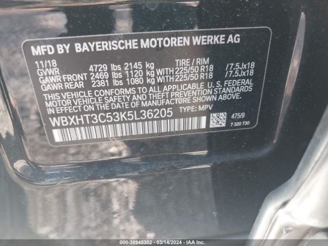 WBXHT3C53K5L36205 BMW X1 Xdrive28i