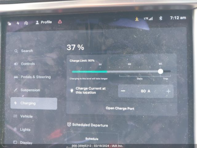 5YJSA1H14EFP42158 Tesla Model S P85