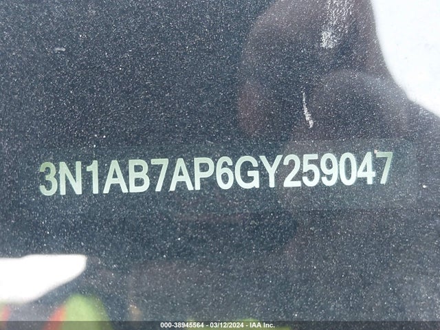 Nissan SENTRA S 2016 3N1AB7AP6GY259047 Image 9