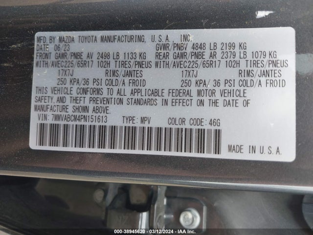 7MMVABCM4PN151613 Mazda Cx-50 2.5 S Preferred Plus