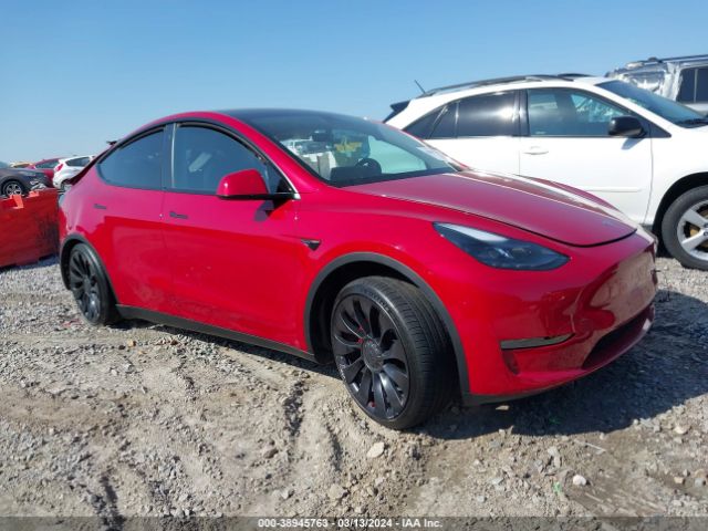 Продаж на аукціоні авто 2022 Tesla Model Y Performance Dual Motor All-wheel Drive, vin: 7SAYGDEF3NF493283, номер лоту: 38945763