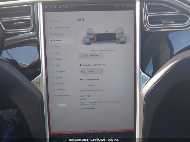 5YJSA1H12EFP41879 Tesla Model S P85