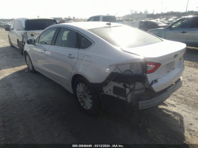 3FA6P0LU6FR101630 Ford Fusion Hybrid Se