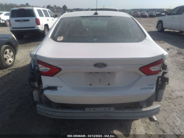 3FA6P0LU6FR101630 Ford Fusion Hybrid Se