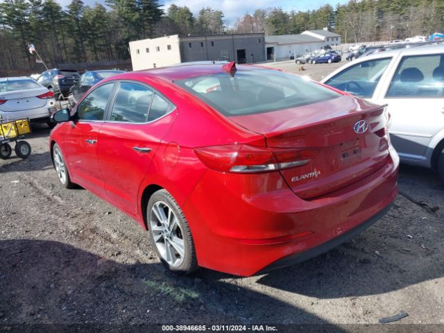 KMHD84LF6HU318190 Hyundai Elantra Limited