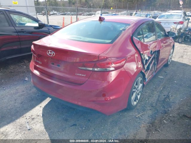 KMHD84LF6HU318190 Hyundai Elantra Limited