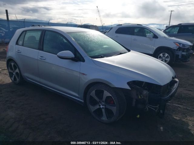 Auction sale of the 2015 Volkswagen Golf Gti 2.0t S 4-door, vin: 3VW5T7AU7FM003990, lot number: 38946713