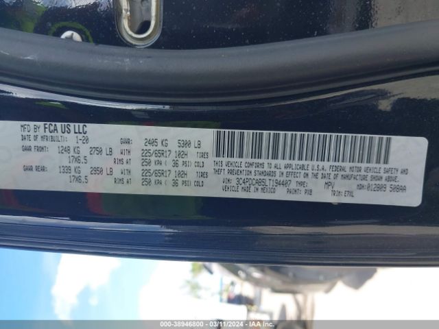 3C4PDCAB5LT194407 Dodge Journey Se Value