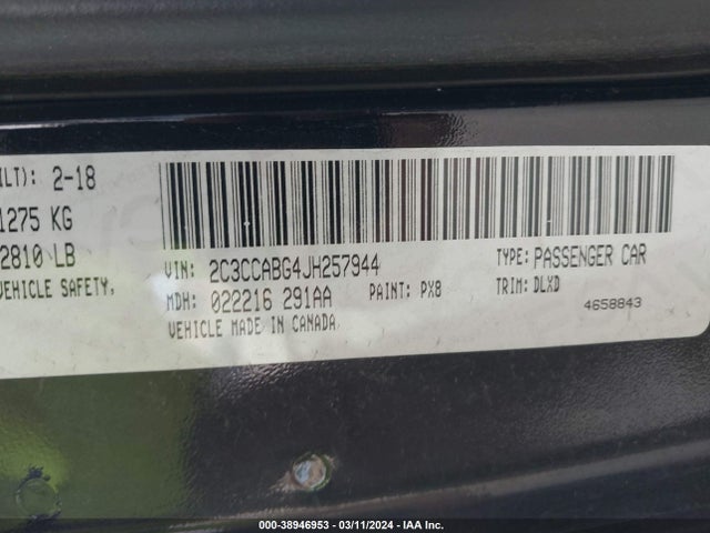 Chrysler 300 300s 2018 2C3CCABG4JH257944 Image 9