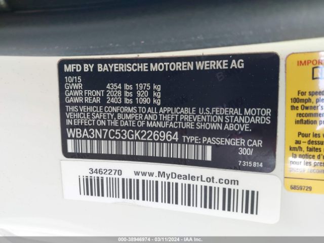 WBA3N7C53GK226964 BMW 428i