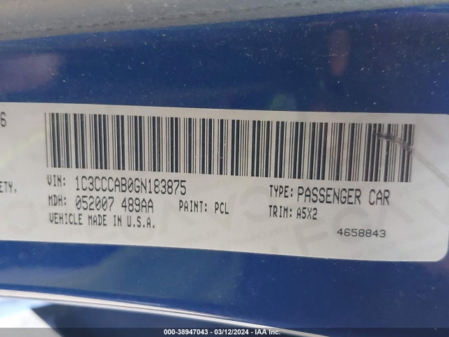 Chrysler 200 Limited 2016 1C3CCCAB0GN183875 Image 9