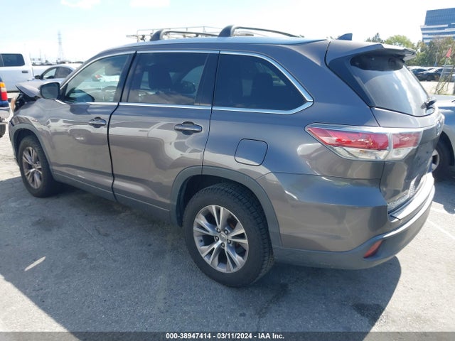 Toyota Highlander Xle V6 2015 5TDKKRFH8FS063311 Image 3