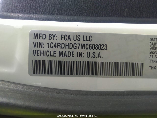 Dodge Durango Gt Plus Rwd 2021 1C4RDHDG7MC608023 Image 9