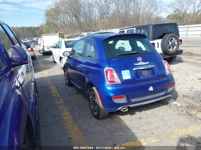 2013 FIAT 500 3C3CFFBR9DT615461 Photo 2