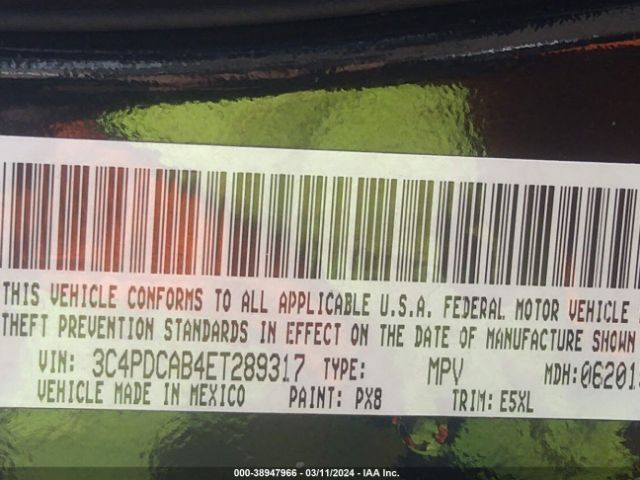 3C4PDCAB4ET289317 Dodge Journey American Value Pkg