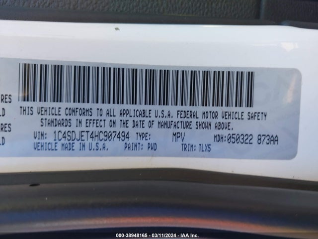 Dodge Durango Citadel Awd 2017 1C4SDJET4HC907494 Image 9