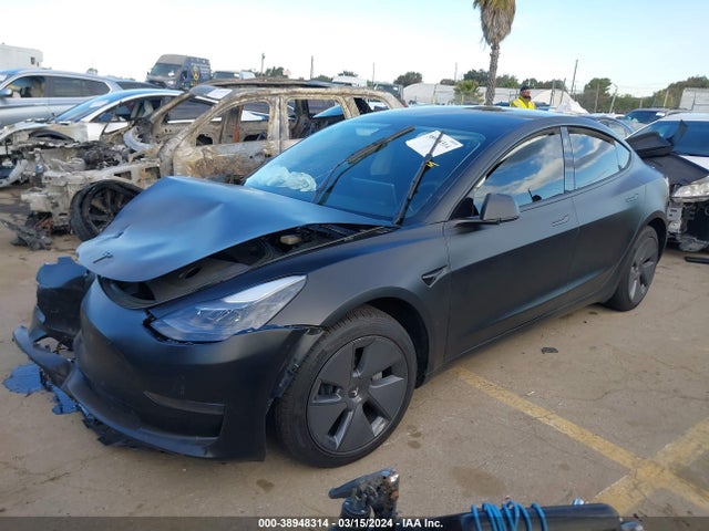 Tesla Model 3 Rear-wheel Drive 2022 5YJ3E1EA2NF359803 Image 2