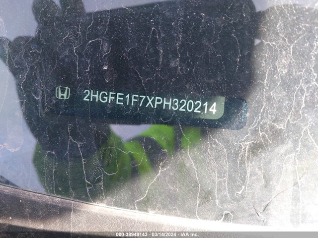 Honda Civic Ex /ex W/o Bsi 2023 2HGFE1F7XPH320214 Image 20