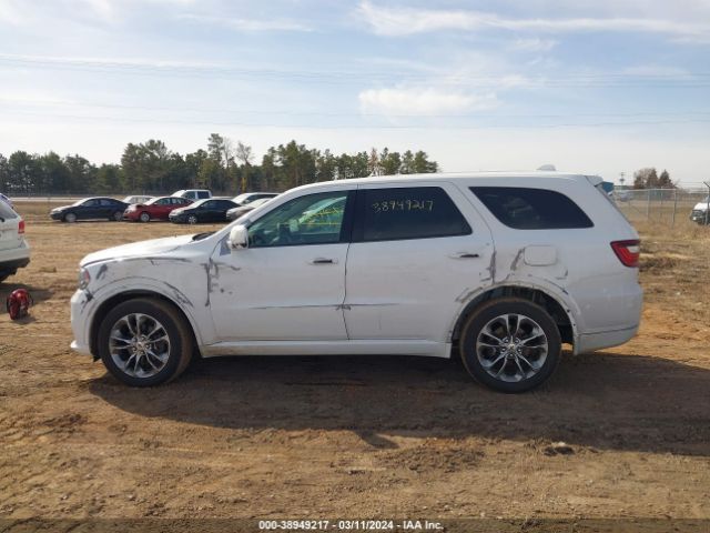 1C4RDJDG0KC754980 Dodge Durango Gt Awd