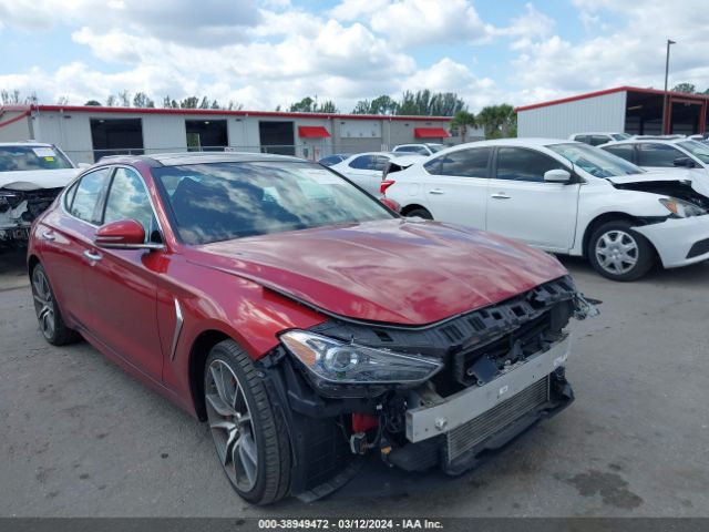 2019 Genesis G70 3.3t Advanced მანქანა იყიდება აუქციონზე, vin: KMTG74LE8KU026822, აუქციონის ნომერი: 38949472