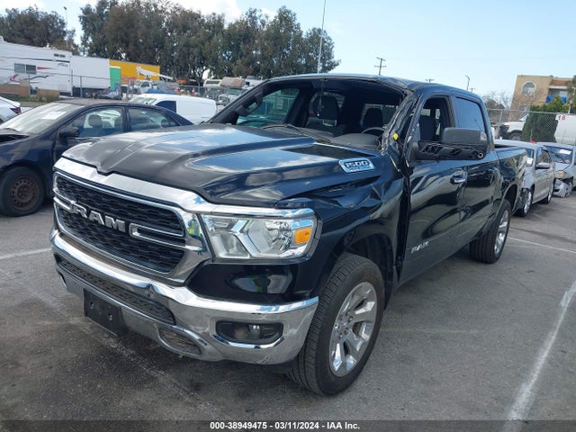RAM 1500 Lone Star  4x4 5'7 Box 2022 1C6RRFFG6NN444196 Image 2