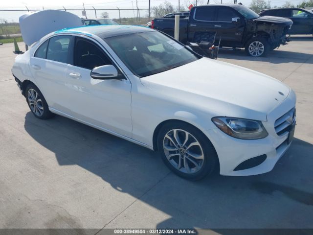 2018 Mercedes-benz C 300 მანქანა იყიდება აუქციონზე, vin: WDDWF4JB3JR409046, აუქციონის ნომერი: 38949504