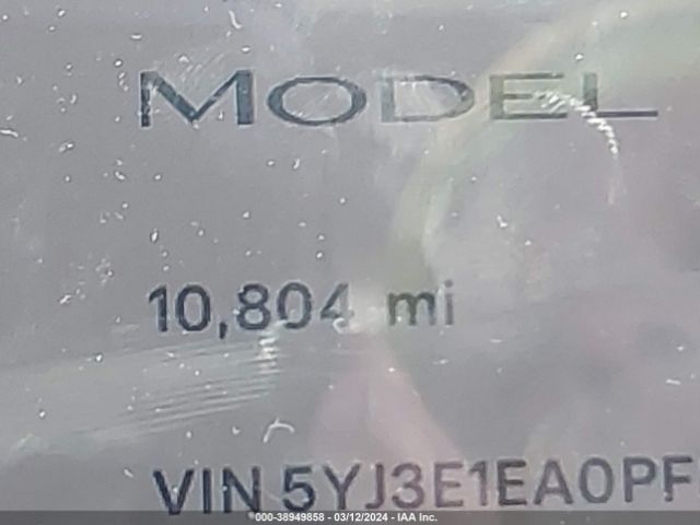 5YJ3E1EA0PF510737 Tesla Model 3 Rear-wheel Drive