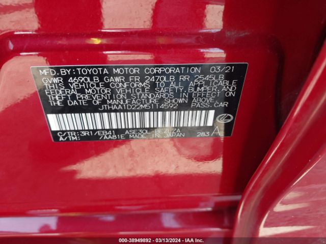 JTHAA1D22M5114592 Lexus IS 300