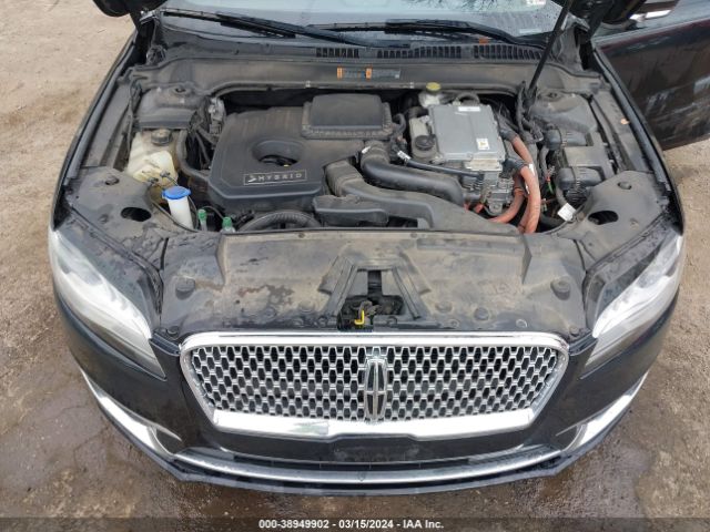 3LN6L5MU9HR608344 Lincoln Mkz Hybrid Reserve