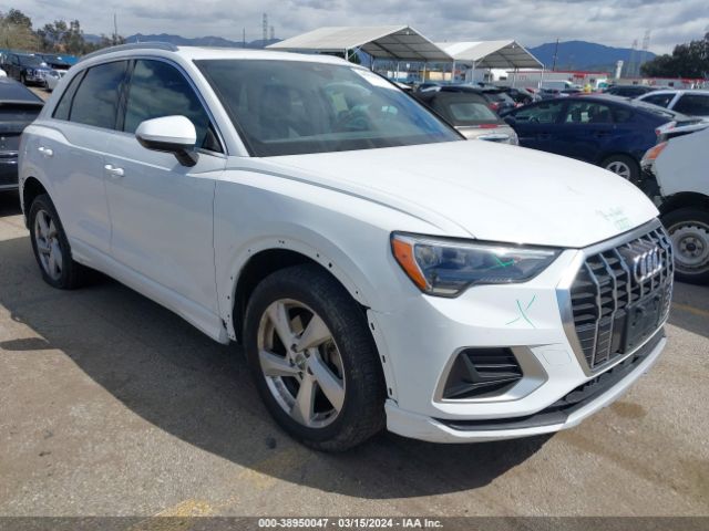 Auction sale of the 2020 Audi Q3 Premium 45 Tfsi Quattro Tiptronic, vin: WA1AECF30L1030164, lot number: 38950047