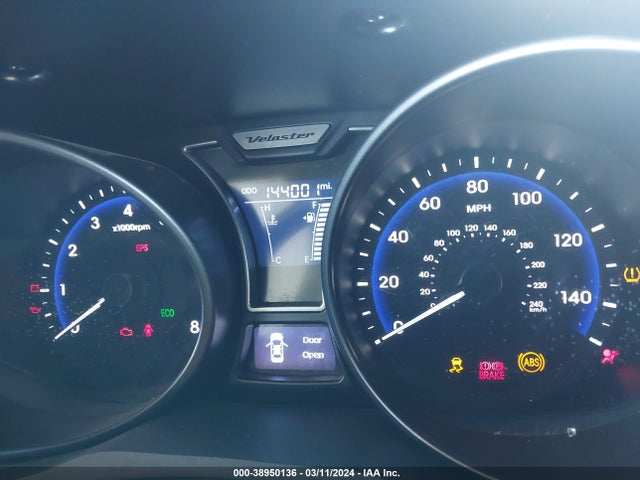 Hyundai Veloster Turbo W/black 2014 KMHTC6AE4EU206578 Image 14