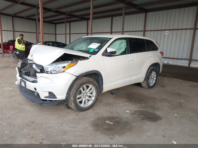 Toyota Highlander Le V6 2015 5TDZKRFHXFS075992 Image 2