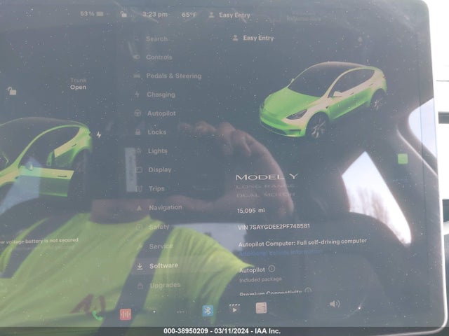 Tesla Model Y 2023 7SAYGDEE2PF748581 Image 7