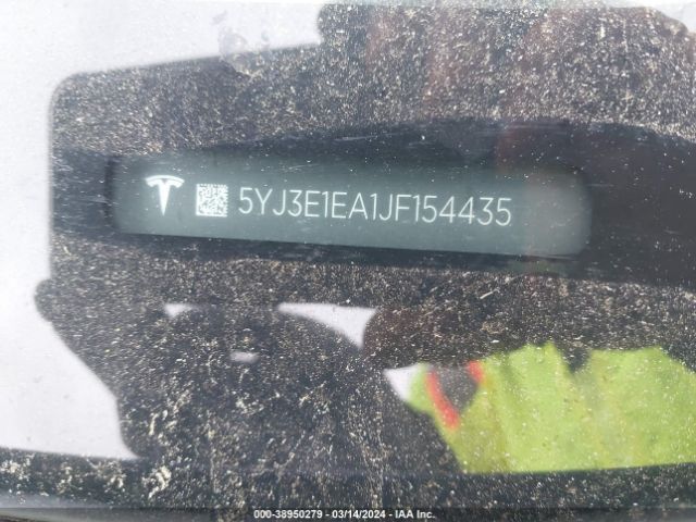 5YJ3E1EA1JF154435 Tesla Model 3 Long Range/mid Range