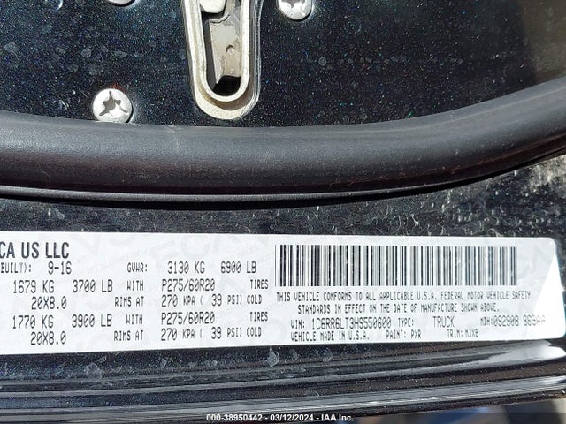 1C6RR6LT3HS550600 RAM 1500 Lone Star  4x2 5'7 Box