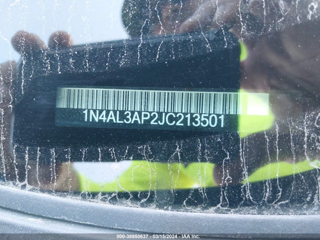 Nissan Altima 2.5 Sv 2018 1N4AL3AP2JC213501 Image 9