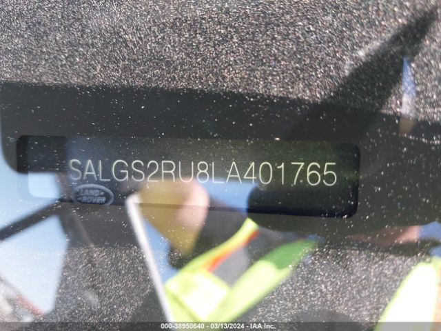 SALGS2RU8LA401765 Land Rover Range Rover Hse