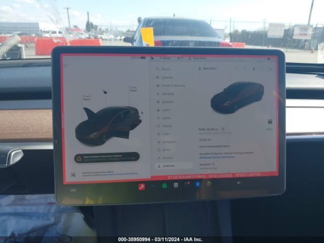 5YJ3E1EA0MF074662 Tesla Model 3 Standard Range Plus Rear-wheel Drive